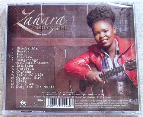 ZAHARA Country Girl SOUTH AFRICA Cat# CDRBL 796 | Subterania