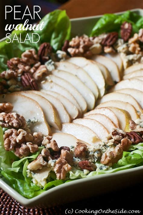 Recipe: Pear-Walnut Salad | Cooking On the Side