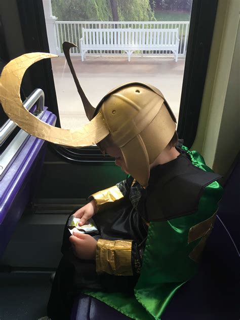 DIY Loki Helmet for Kids - Loki Halloween Costume