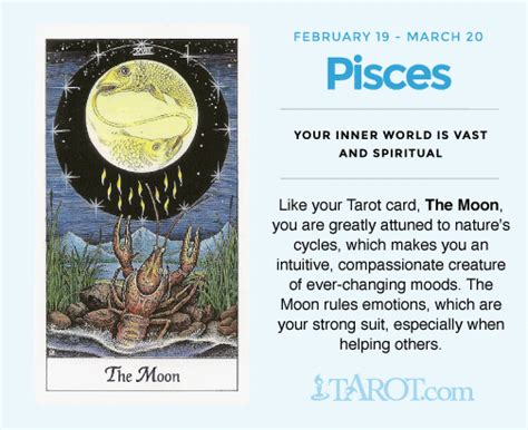 Tarot Cards for Each Zodiac Sign | Pisces, Tarot, Tarot cards