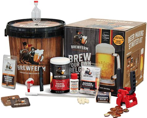 Brewferm Buckrider Home Brewing Starter Kit - Premium Deluxe Kit Craft ...