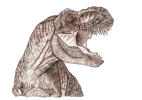 Jurassic Park Tyrannosaurus Roar by yankeetrex on DeviantArt