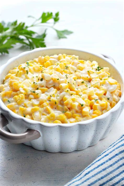 Creamed Corn Recipe - Crunchy Creamy Sweet