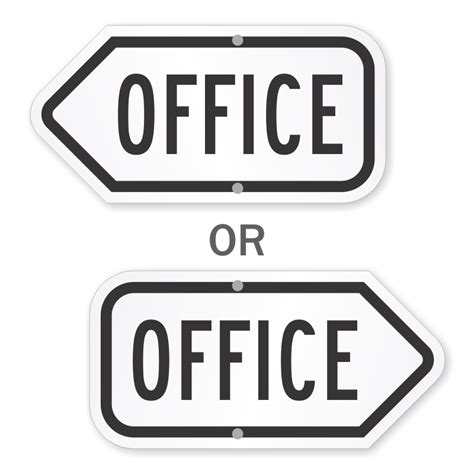 Office Direction Signs