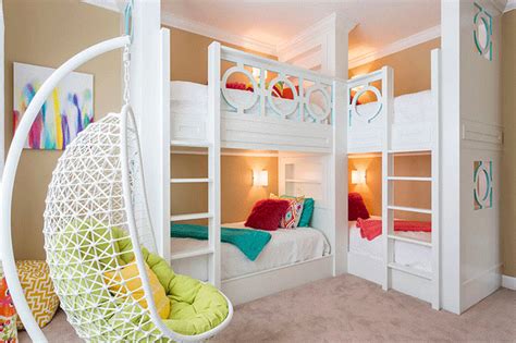 22 Cool Designs of Bunk Beds For Four | Home Design Lover