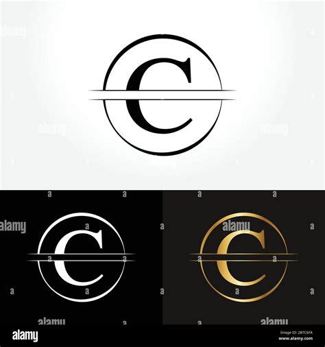 Initial Circle Letter C Logo Design Business Vector Template. Creative ...