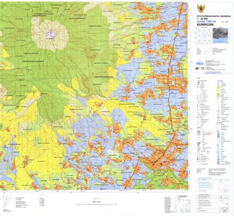 Kuningan (1309-122) Map by Badan Informasi Geospasial | Avenza Maps