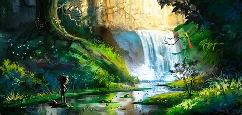 Jungle Environment Paintings for Concept Art Inspiration