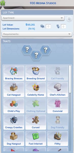 How To Add Lot Traits In Sims 4