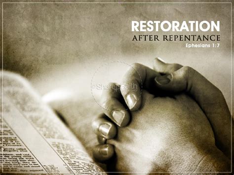 Restoration Christian PowerPoint Template | Clover Media