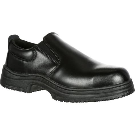 Men's Slipgrips Steel Toe Slip-resistant Slip-on Work Shoe, Sg7437 ...