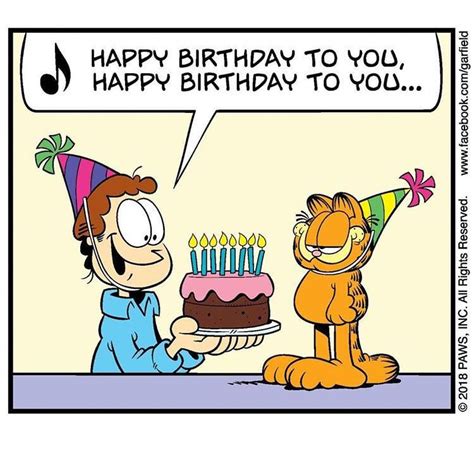 Happy birthday Garfield! : garfield