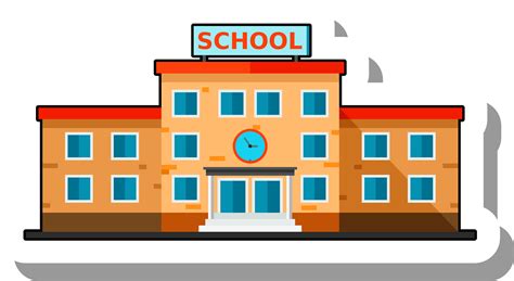 School Building Cartoon School Building Classroom Cartoon School ...