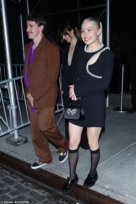 'Newly-engaged' Paul Mescal and Phoebe Bridgers party into the early ...