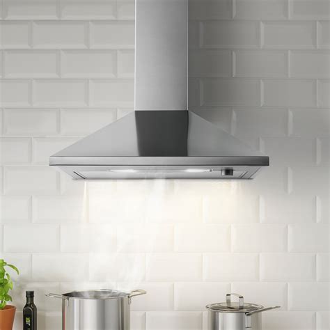 RYTMISK wall mounted cooker hood, stainless steel, max. height ...