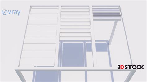 Sunblinds | Sketchup 3D Model | Incl. V-Ray Materials - 3D Stock : 3D ...