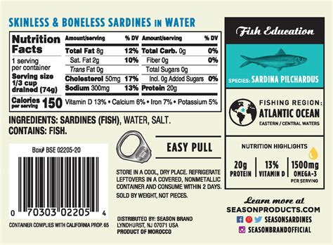 Sardines - Season Brand | Sustainable Canned Seafood