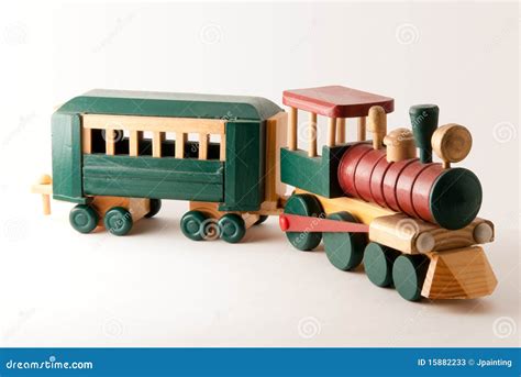 Toy Wooden Train Engine Stock Photos - Image: 15882233