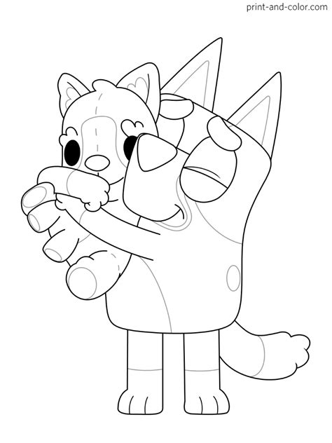 Bluey coloring pages | Print and Color.com