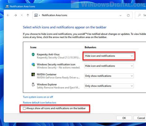 Windows 11 Show All System Tray Icons