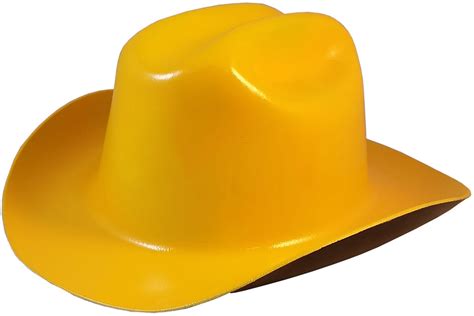 Outlaw Cowboy Hardhat with Ratchet Suspension Yellow