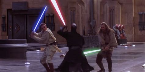 How The Phantom Menace’s Epic Lightsaber Fight Came Together