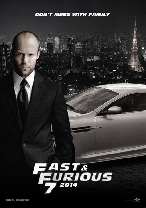 Fast 7-Jason Statham | Fast and furious, Fast and furious cast, Best ...