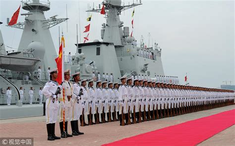 Chinese Navy conducts military exercise around Hainan Island