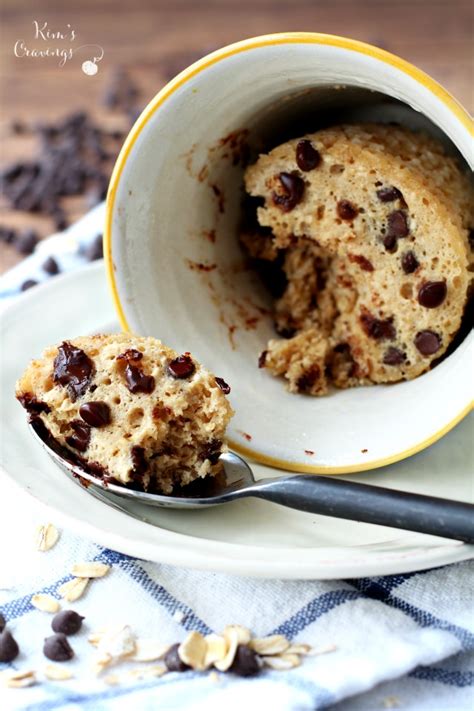 Chocolate Chip Cookie Microwave Mug Cake - Kim's Cravings