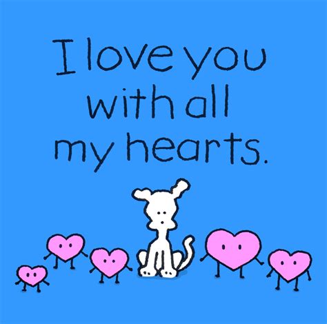 I Love You Hearts GIF by Chippy the Dog - Find & Share on GIPHY