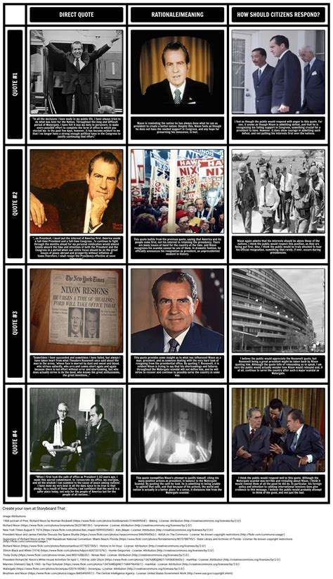 Nixon Resignation Speech of 1974 Storyboard by richard-cleggett