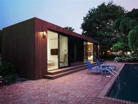 Modular Pool House Exterior | Luxury mobile homes, Beachfront house, Prefab