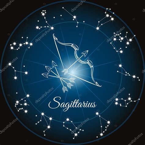 Signo del zodíaco sagitario Stock Vector by ©vectortatu 112945726