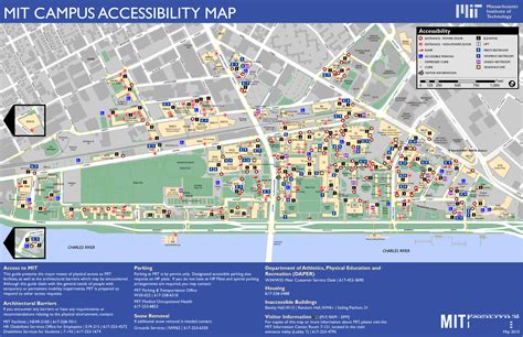 Massachusetts Institute Of Technology Campus Map - States Of America ...