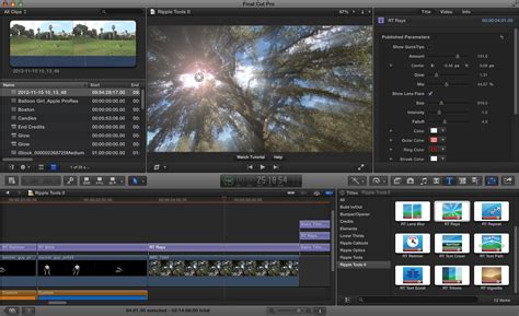 Final Cut Pro X Plugins - Ripple Tools II Released by Noise Industries