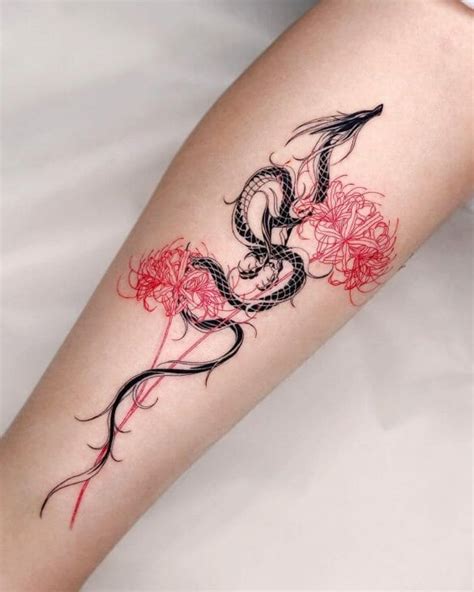 101 Best Spider Lily Tattoo Ideas You Have To See To Believe! - Outsons