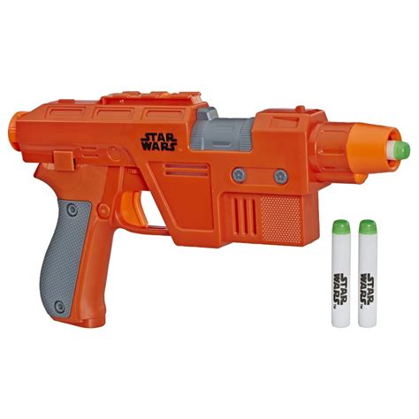 Star Wars Nerf Poe Dameron Blaster with Glow-in-the-Dark Darts for $9. ...