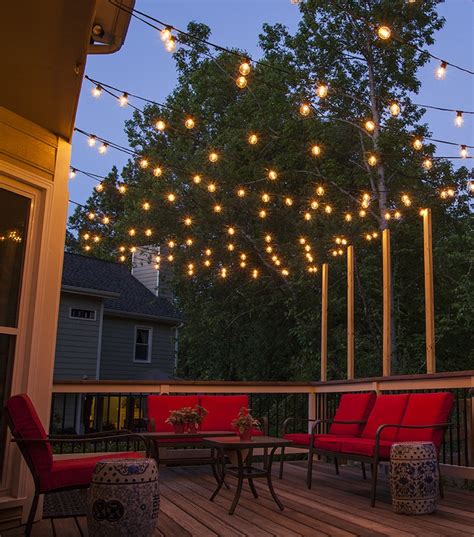 How To Hang Outdoor String Lights Patio 15 Amazing Yard And Patio ...