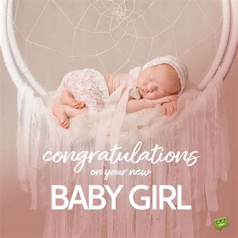 Newborn Baby Girl Wishes and Congratulations | It's a Girl!