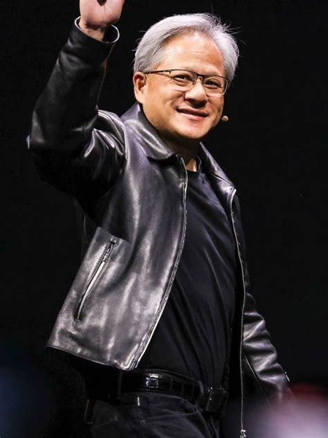 Nvidia Jensen Huang leather jacket - Jacket Hub