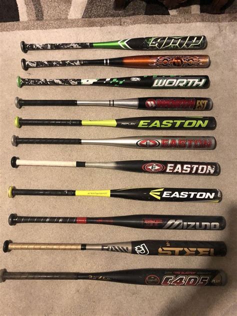 eBay #Sponsored HUGE LOT Of (11) Slow Pitch Softball Bats: Easton/Worth ...