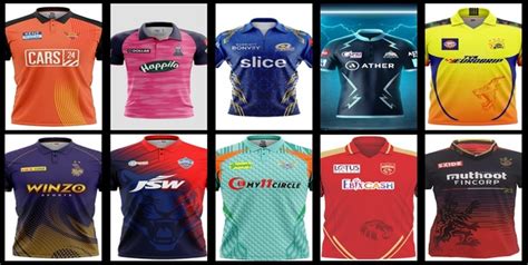 IPL tshirt: Check out the IPL Jersey's of all 10 teams