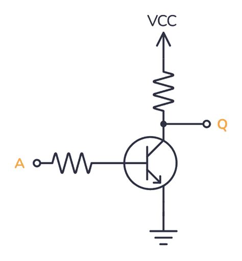 Simple Not Gate Circuit