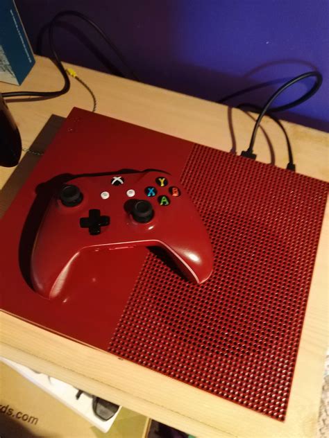 Just finished up my wine red xbox one s and controller, i would like to ...