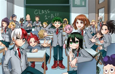 My Hero Academia Class 1A, My Hero Academia: 10 Class 1-A Fan Art ...