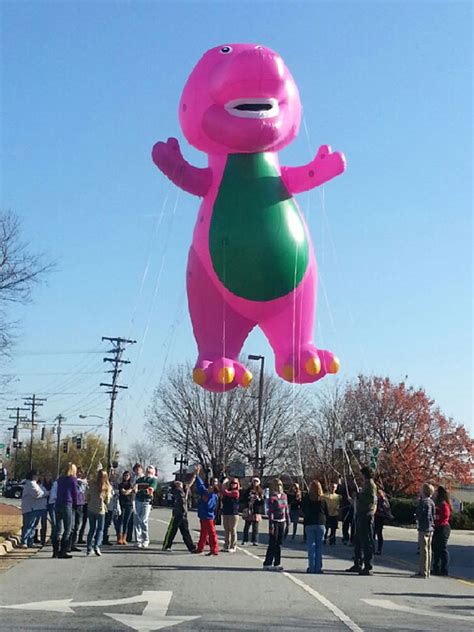 Helium Parade Balloons Barney