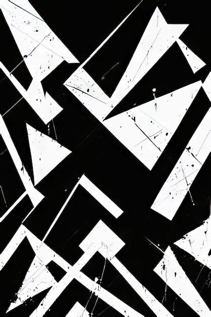 Premium AI Image | blk mndy a white geometric forms minimalist warlord ...