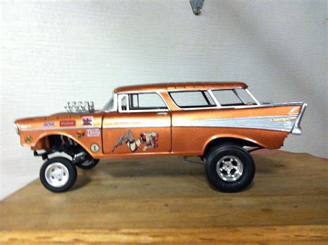 Revell '57 Chevy Nomad gasser | Plastic model kits cars, Model cars ...