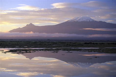 Mt.kilimanjaro Sunrise Amboseli Kenya Photograph by Stan Osolinski