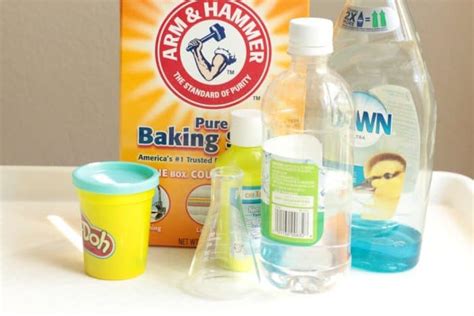 Easy Baking Soda and Vinegar Volcano for Kids